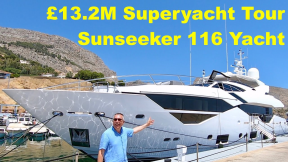 $17,000,000 Super Yacht Tour : Sunseeker 116 Yacht