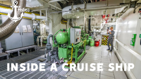 WHAT'S INSIDE A CRUISE SHIP - Holland America ROTTERDAM's engine room