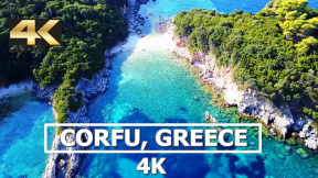 Corfu, Greece 4K Drone