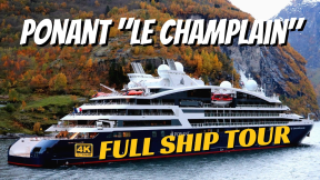Ponant Le Champlain: Ship Walkthrough Tour & Review