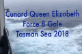 Queen Elizabeth in Rough Seas and