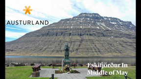 The Beautiful Town of Eskifjörður in Austurland, East Iceland