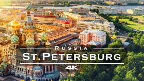 Saint Petersburg | Saint Petersburg Street Map | Saint Petersburg, Russia - by drone [4K] - https://reveldeck.com